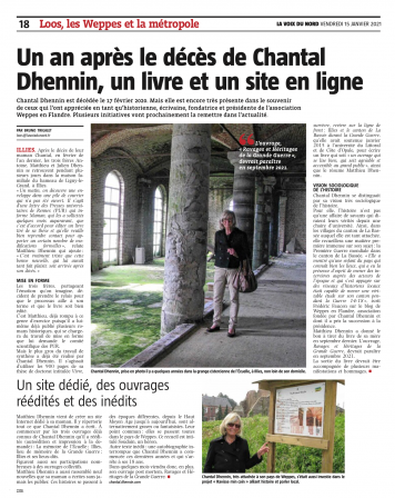 La Voix du Nord - 15 janvier 2021, janv. 2021