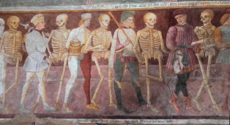 La danse macabre - fresque de Clusone - Italie